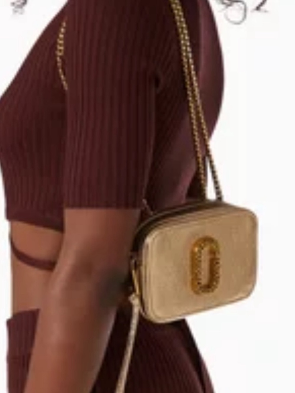 Mark Jacob glam shot soft gold leather - Picture 2 of 15